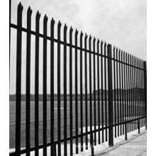 PVC Coated Iron Metal Palisade Garden Fence (ANJIA-096)